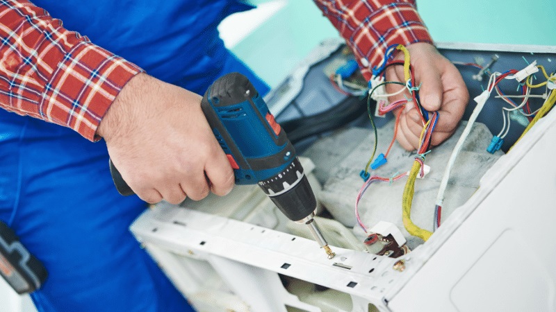 Salihli Baxi Baxi çamaşır makinesi kart tamiri – Su almama arızası orijinal parça ile giderildi. - Teknik servis örneği